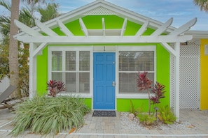 Exterior detail - The Seaside Cottages are located just across the street from Indian Rocks Beach! (Indian Rocks Beach)