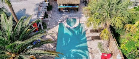 Et oppvarmet basseng