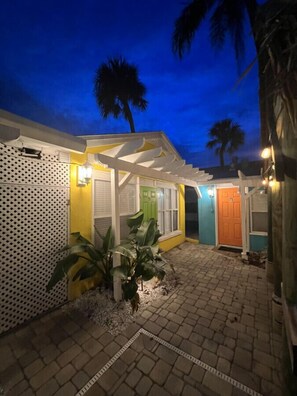 Exterior detail - The Seaside Cottages are located just across the street from Indian Rocks Beach! (Indian Rocks Beach)