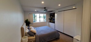 1 多间卧室、熨斗/熨衣板、WiFi、床单