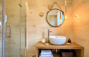 Shower, hair dryer