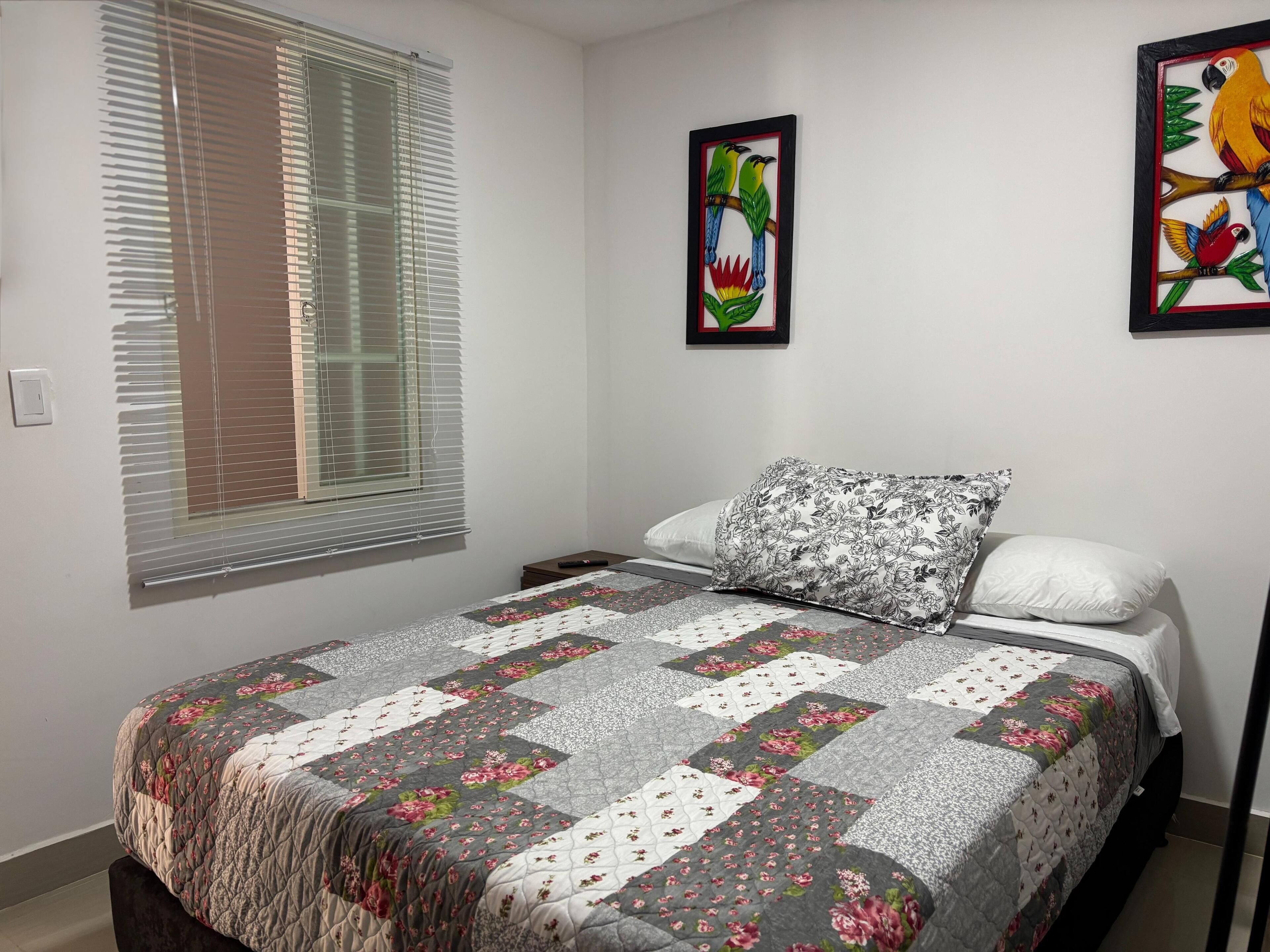 Hypo-allergenic bedding, pillowtop beds, iron/ironing board, free WiFi