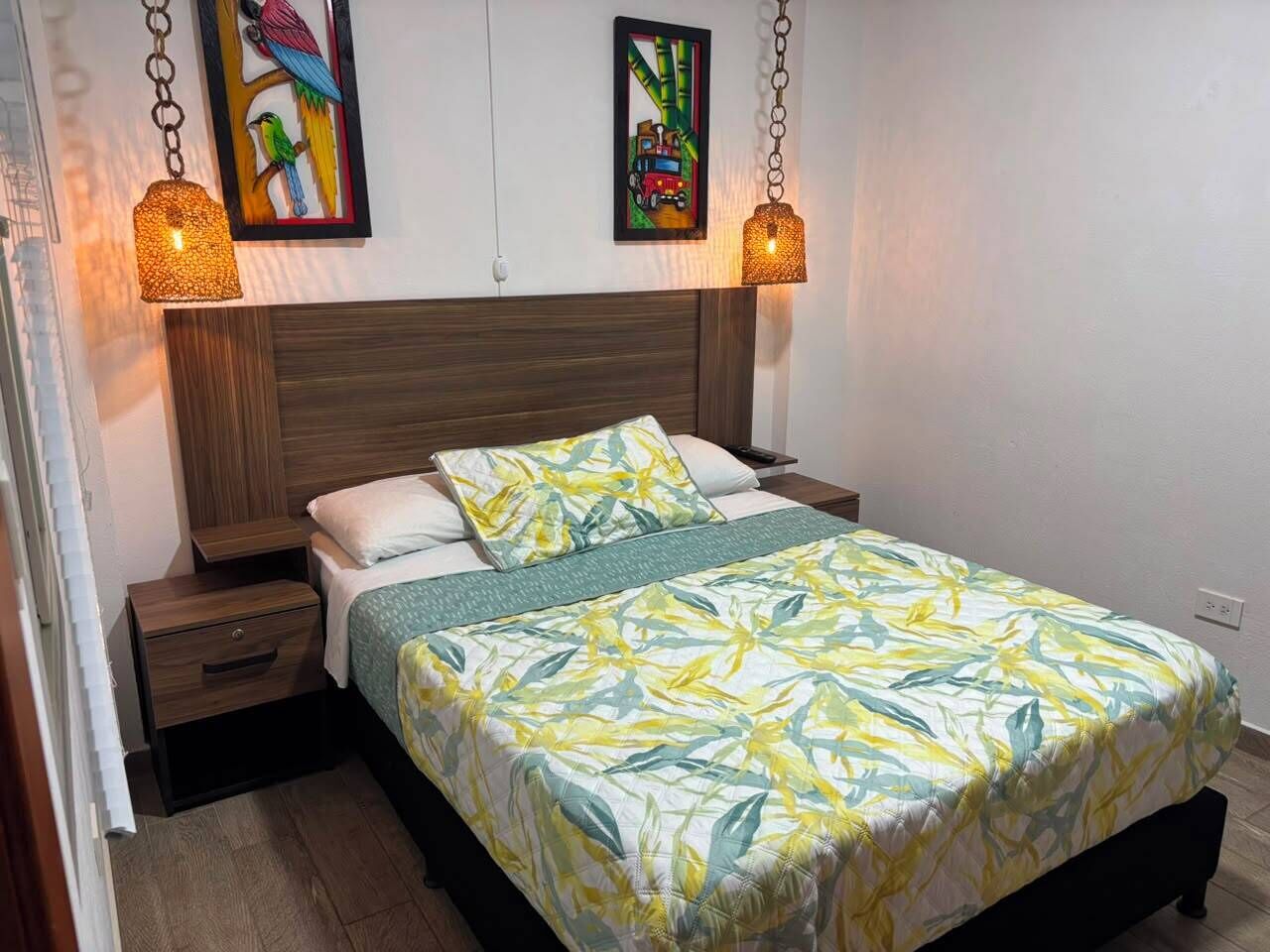 Hypo-allergenic bedding, pillowtop beds, iron/ironing board, free WiFi