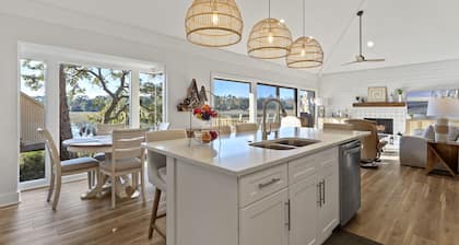 Beautiful Salt Marsh Cottage in Moss Creek, where serenity awaits.