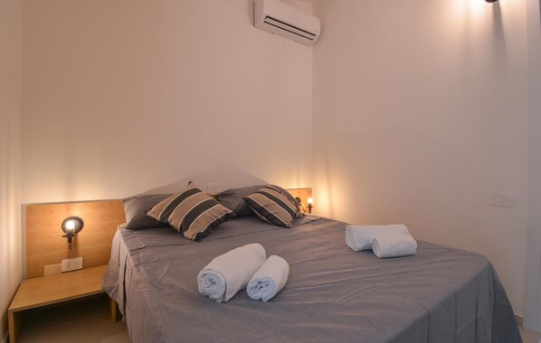 1 soveværelse, sengetøj