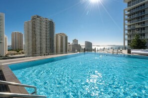 Indoor pool, a heated pool