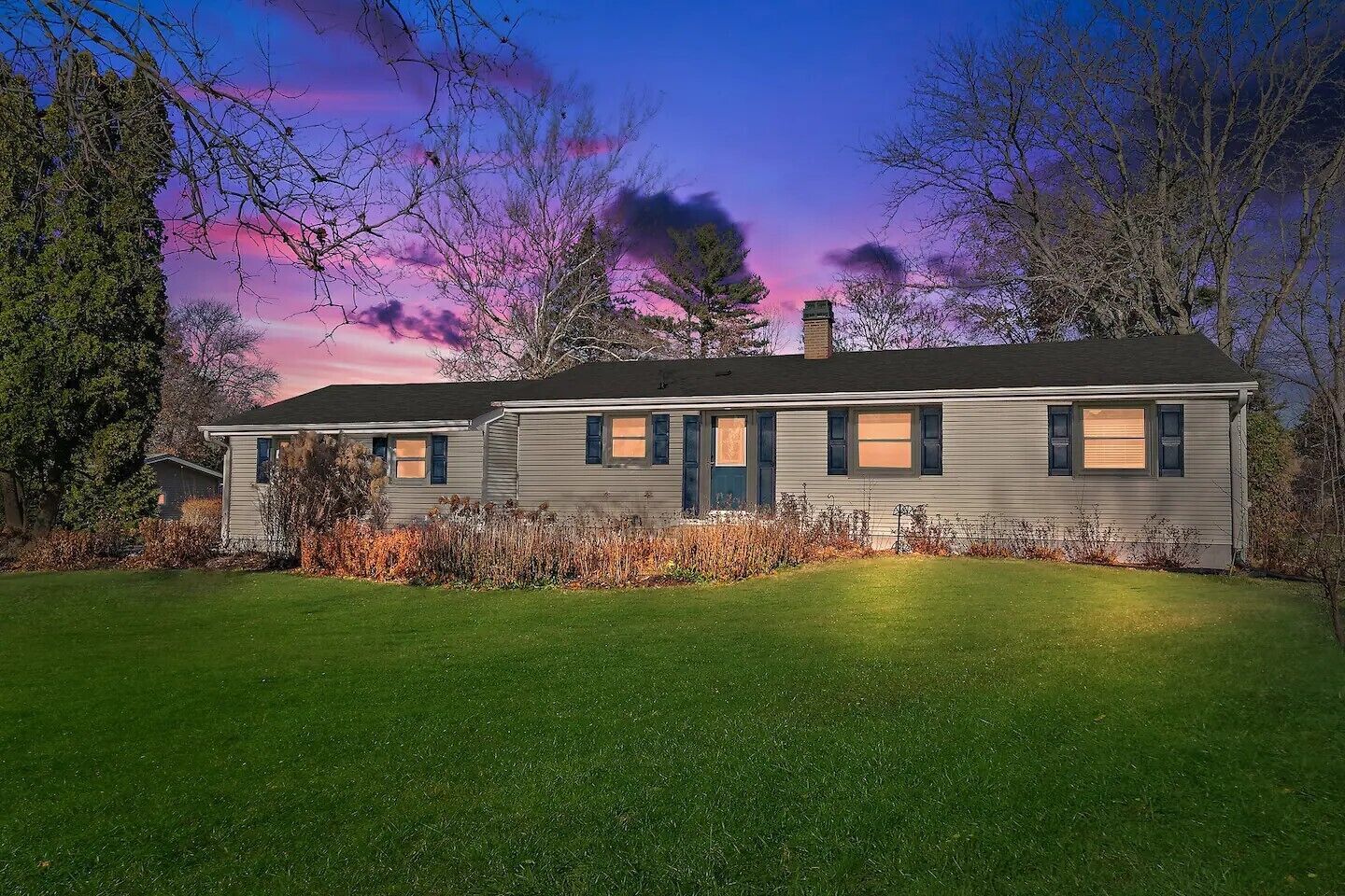 Private hot tub with a cozy 3 bedroom home on an acre of land