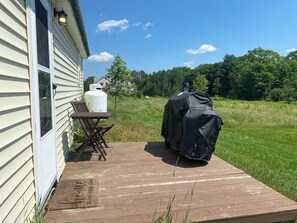 Outdoor dining - No bookings after 8/15/2024.  Property sold. VRBO  Thank you. (Searsmont)