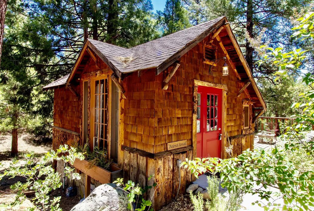 Red & Yellow Door at 11 Chimneys