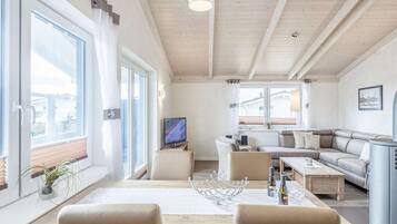 Fernseher, Kamin, DVD-Player