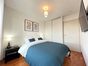 1 Schlafzimmer, Bügeleisen/Bügelbrett, Reisekinderbett, kostenloses WLAN
