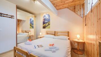 Apartemen Standar, 2 kamar tidur (La Tana Dell'Ermellino 3 Ski In Ski) | 2 kamar tidur, Wi-Fi gratis, dan seprai linen