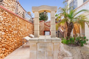 Family Apartment, Multiple Bedrooms, 2 Bathrooms (Villa & Pool 1 Mellieħa Bay Retreat) | Terrace/patio - Villa & Pool Apart in Mellieha Bay Apartments (Mellieha)