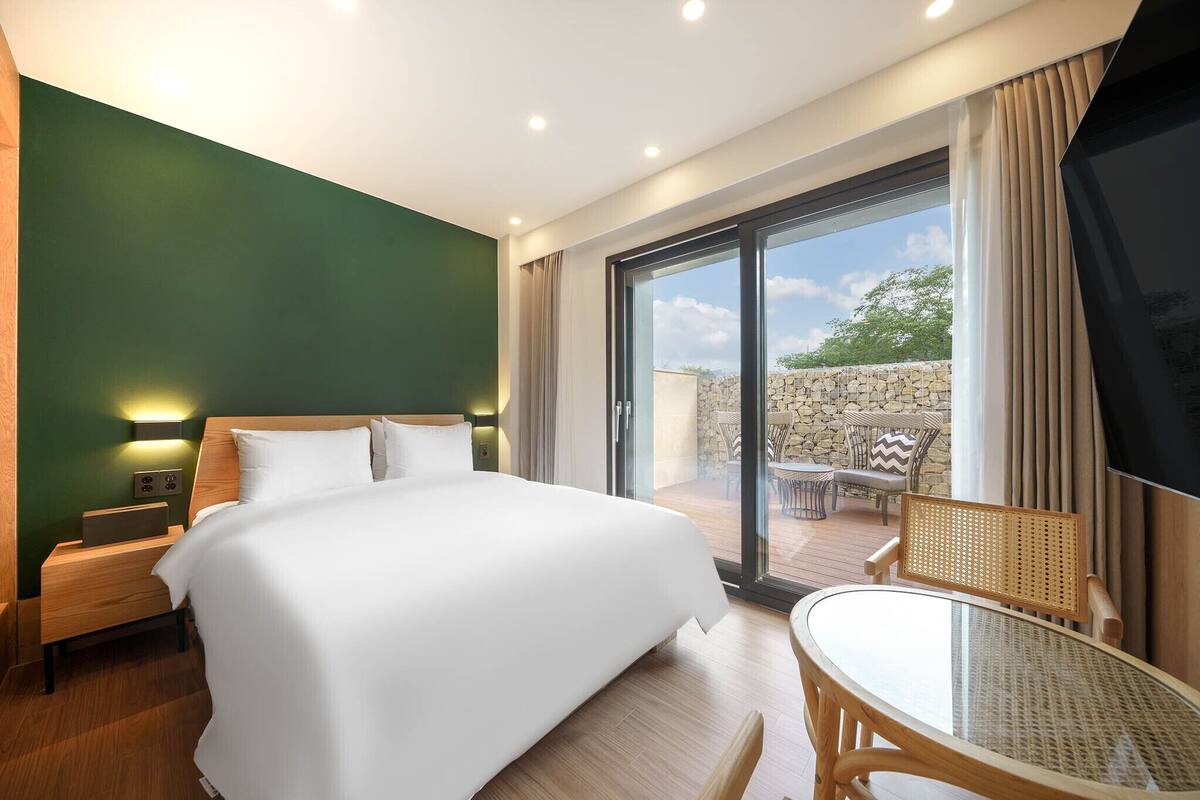 Kamar Romantis | 1 kamar tidur, seprai katun Mesir, dan seprai premium