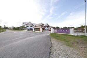 Majoituspaikan julkisivu