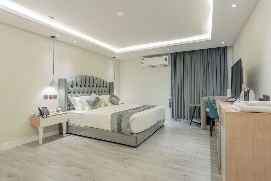 ห้องเบสิกดับเบิล | ผ้าปูที่นอนฝ้ายอียิปต์, เครื่องนอนระดับพรีเมียม, Wi-Fi ฟรี, ผ้าปูที่นอน
