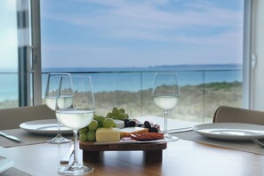 Dining - Oceanview Escape - Luxury New Beachfront Haven w/Hot Tub! (Surf Beach)