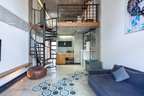 Loft | Living area | 32-inch Smart TV with cable channels