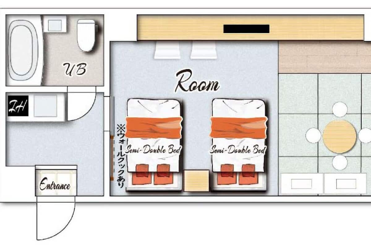 Habitación, para no fumadores, vista a la ciudad (Cleaning Fee Extra) | 1 habitación, wifi gratis y ropa de cama