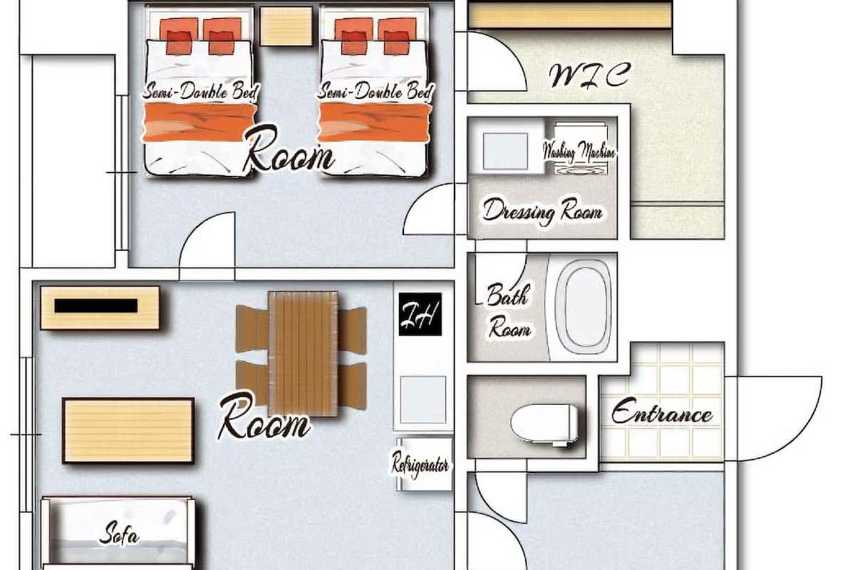 Condo, varias camas, para no fumadores, vista al río (Junior Suite,Cleaning Fee Extra) | 1 habitación, wifi gratis y ropa de cama