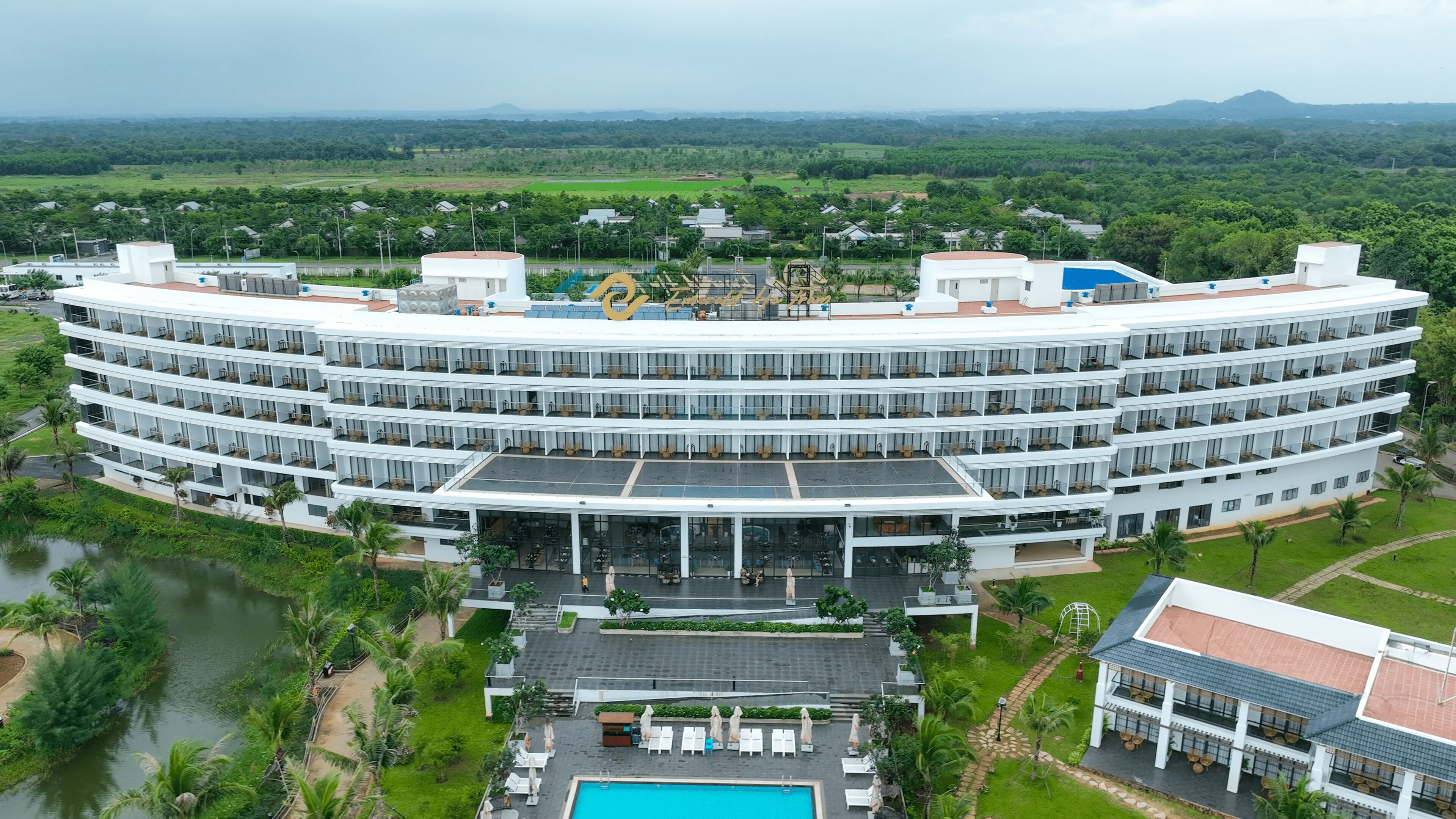 Fassade der Unterkunft