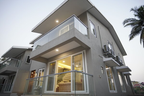 Majoituspaikan julkisivu