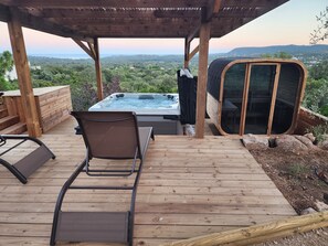 Terrace/patio - Villa Aria Mezzana bas (Conca)