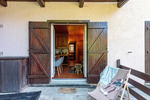 Terrace/patio - Chaberton Romantic Retreat Ski In Ski Out (Claviere)