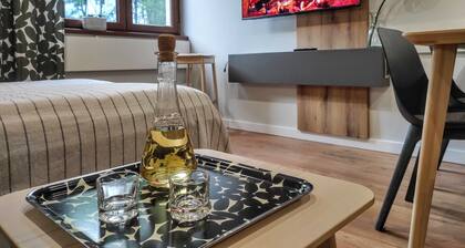 200 meters from the ski gondola, comfortable studio-apartment with free parking.