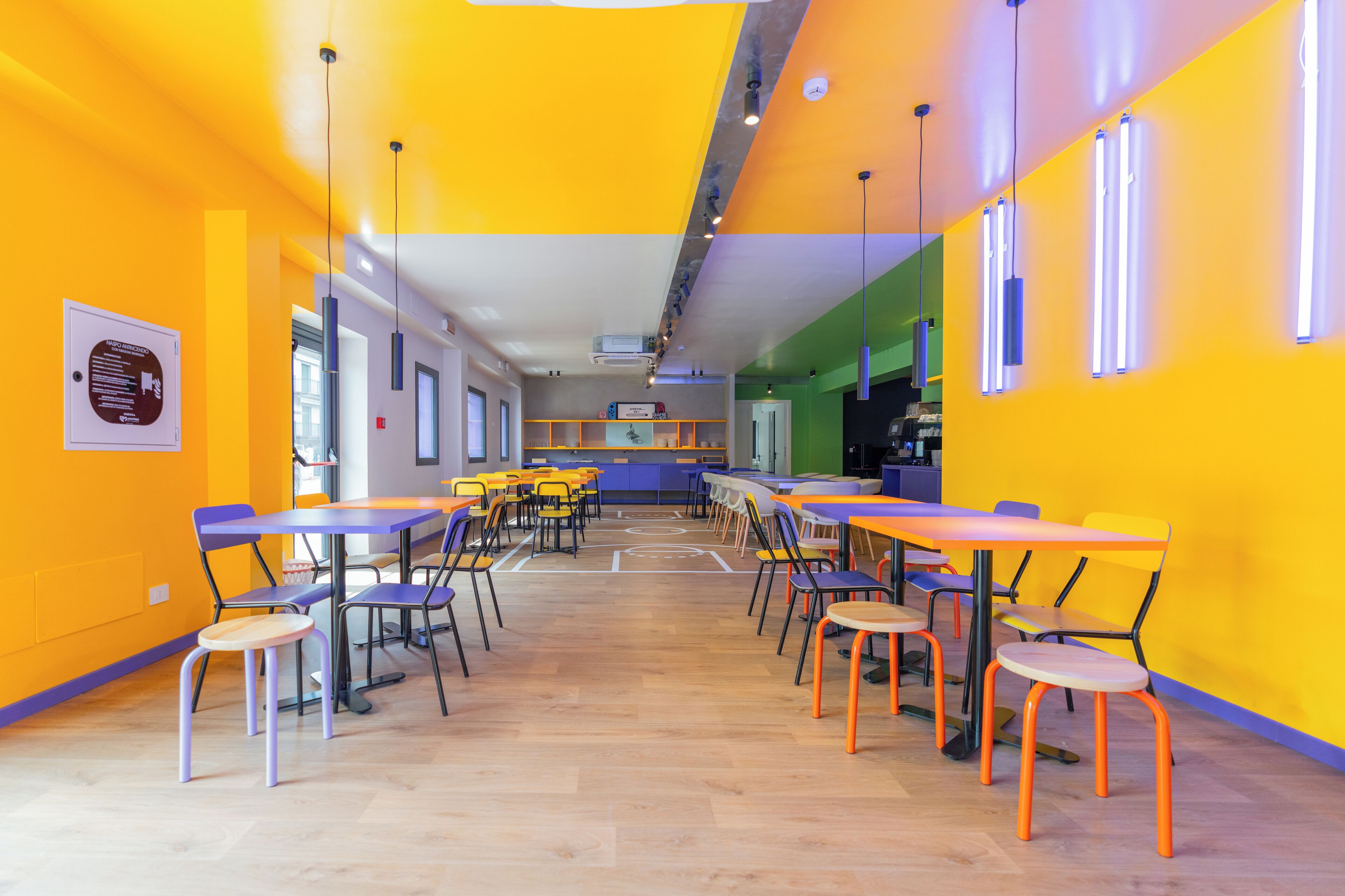 Mat- och restauranghall