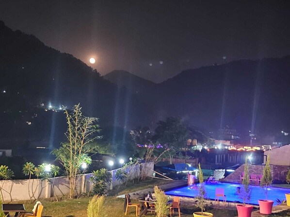 Utsikt fra overnattingsstedet