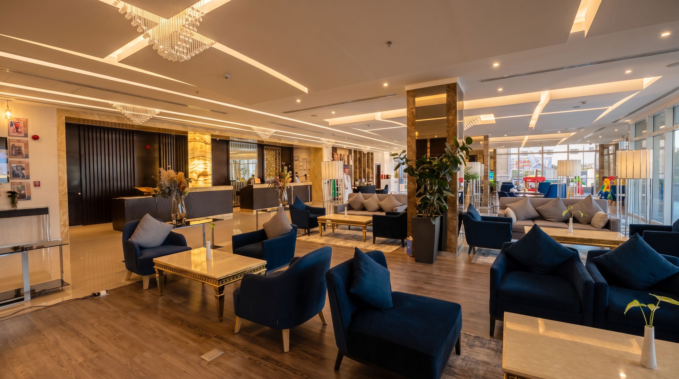 Sitzecke in der Lobby