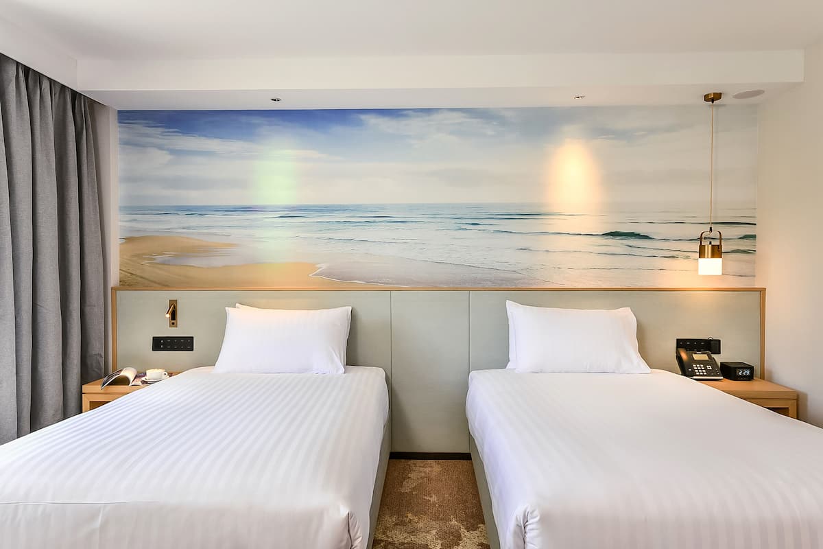 Deluxe Twin Room | Egyptian cotton sheets, premium bedding, free WiFi, bed sheets