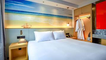 Deluxe King Room | Egyptian cotton sheets, premium bedding, free WiFi, bed sheets