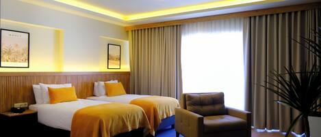 Grand Deluxe Room | Egyptiska bomullslakan och sÀngtillbehör av högsta kvalitet