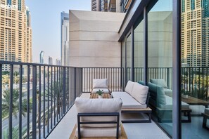 Apartment | Balcony - bnbme | Boulevard Heights | 2 BDR (Dubai)