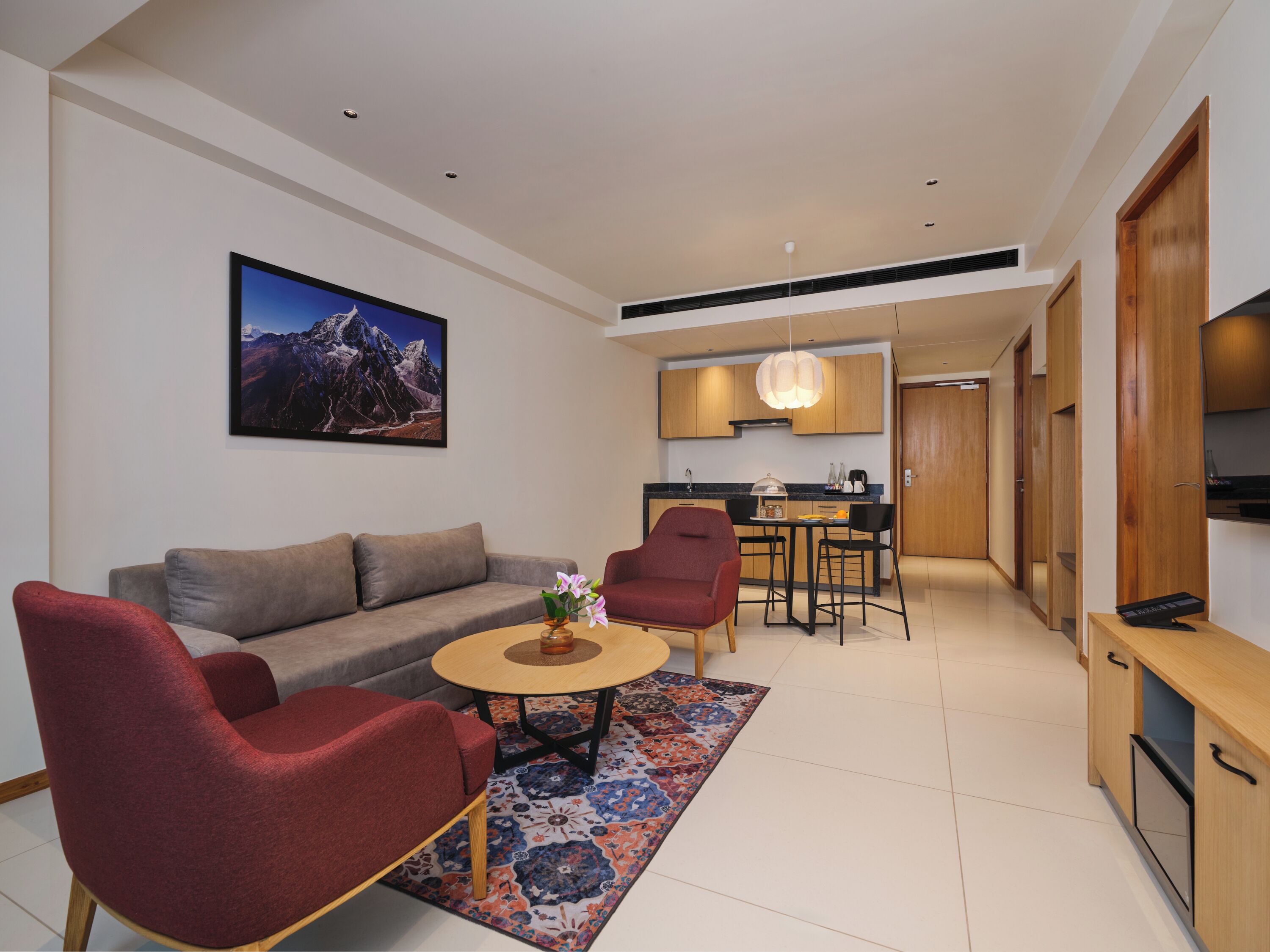 TV LCD 42 pollici con canali via cavo, libri