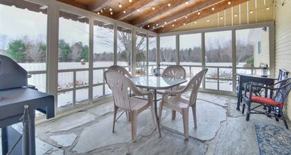 Farmhouse on Ammonoosuc River Near Cannon Mountain