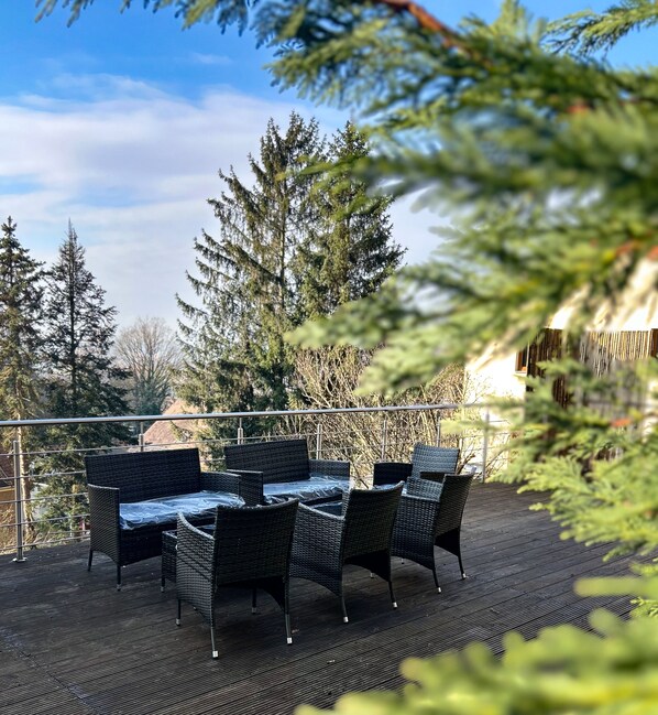 Outdoor dining - Ferienhaus Wachwitzgrund (Dresden)