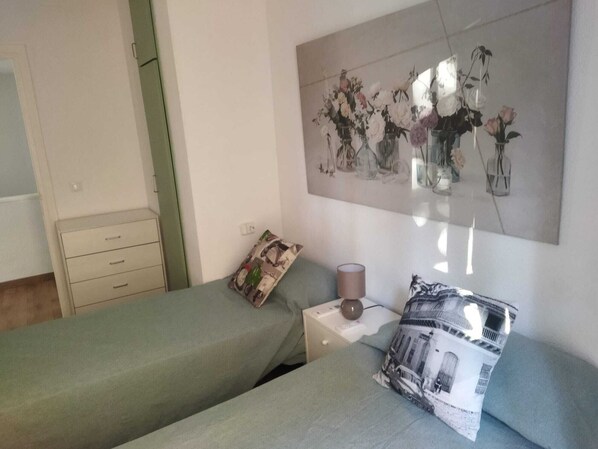 5 habitaciones y ropa de cama 