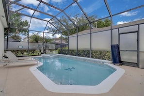 Una piscina climatizada