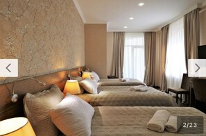Business Triple Room | 1 bedroom, soundproofing, iron/ironing board, free WiFi