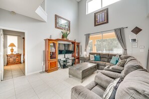 TV, foosball, books, stereo - 7 Mi to Disney: Kissimmee Home w/ Pool & Hot Tub! (Kissimmee)