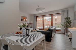 Living room - Waterlane Island Gdańsk Apartments (Gdansk)