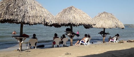 Beach nearby, white sand