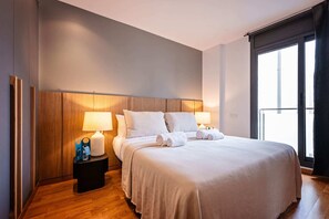 2 makuuhuonetta, silitysrauta/-lauta, ilmainen Wi-Fi, vuodevaatteet