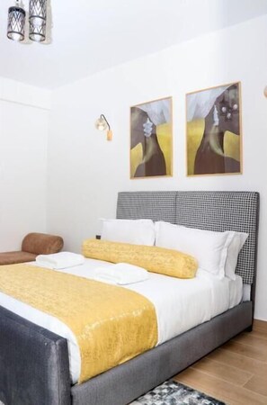 1 Schlafzimmer, Schreibtisch, Bügeleisen/Bügelbrett, WLAN