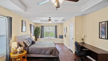 5 bedrooms, iron/ironing board, travel cot, WiFi