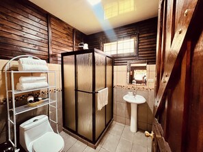 Haartrockner, Handtücher, Seife, Shampoo