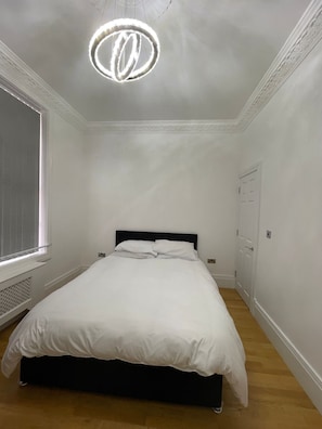 1 bedroom, iron/ironing board, bed sheets